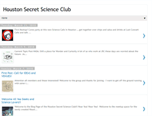 Tablet Screenshot of houstonsecretscienceclub.blogspot.com