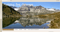 Desktop Screenshot of podrozujsnijodkrywaj.blogspot.com