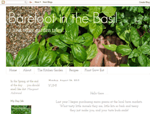 Tablet Screenshot of barefootinthebasil.blogspot.com