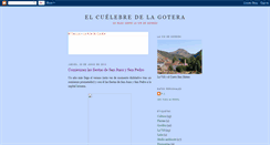 Desktop Screenshot of elcuelebredelagotera.blogspot.com