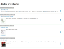 Tablet Screenshot of doubleeyestudios.blogspot.com