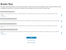 Tablet Screenshot of brooke-skye-gallery.blogspot.com