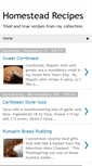 Mobile Screenshot of homesteadrecipes.blogspot.com