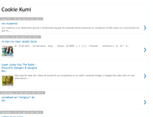 Tablet Screenshot of cookiekumi.blogspot.com