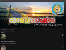 Tablet Screenshot of capoeiragranjace.blogspot.com