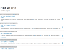 Tablet Screenshot of firstaidhelp.blogspot.com