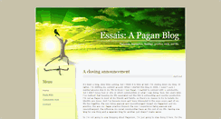 Desktop Screenshot of essaispagan.blogspot.com