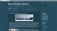 Desktop Screenshot of des-koenigs-reisen.blogspot.com