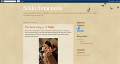 Desktop Screenshot of nikkisimsnude.blogspot.com