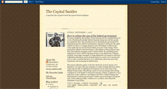 Desktop Screenshot of capitalinsider.blogspot.com