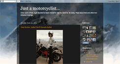 Desktop Screenshot of amotorcyclist.blogspot.com