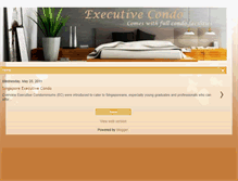 Tablet Screenshot of executivecondo.blogspot.com