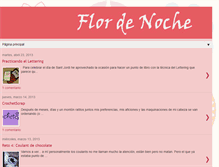 Tablet Screenshot of flordenoche.blogspot.com