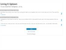 Tablet Screenshot of livingituptown.blogspot.com