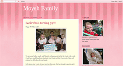 Desktop Screenshot of moyshfamily.blogspot.com