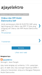 Mobile Screenshot of ajayelektro.blogspot.com