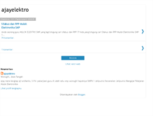 Tablet Screenshot of ajayelektro.blogspot.com