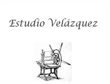 Tablet Screenshot of estudiovelazquez.blogspot.com