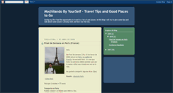 Desktop Screenshot of mochilandobyyourself.blogspot.com