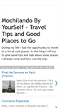 Mobile Screenshot of mochilandobyyourself.blogspot.com
