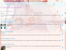 Tablet Screenshot of expresiondejuventud.blogspot.com