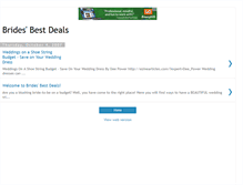 Tablet Screenshot of bridesbestdeals.blogspot.com