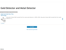 Tablet Screenshot of goldandmetaldetector.blogspot.com