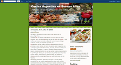 Desktop Screenshot of cocinaenbuenosaires.blogspot.com