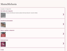 Tablet Screenshot of mamamichasia.blogspot.com