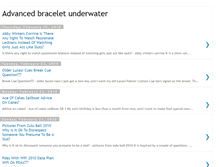 Tablet Screenshot of advancbracelunderwat.blogspot.com