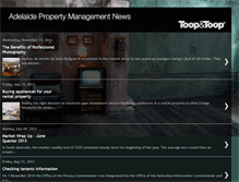 Tablet Screenshot of adelaide-property-management-news.blogspot.com