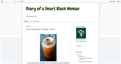 Desktop Screenshot of diaryofasmartblackwoman.blogspot.com