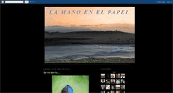 Desktop Screenshot of lamanoenelpapel-richard.blogspot.com