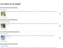Tablet Screenshot of lamanoenelpapel-richard.blogspot.com