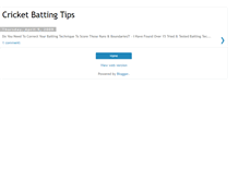 Tablet Screenshot of cricketbattingtips.blogspot.com