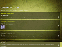 Tablet Screenshot of odeioervilhas.blogspot.com