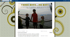 Desktop Screenshot of 3boysohboy.blogspot.com