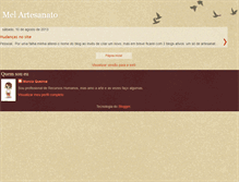 Tablet Screenshot of melartesanato.blogspot.com