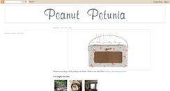 Desktop Screenshot of peanutpetunia.blogspot.com