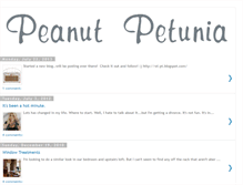 Tablet Screenshot of peanutpetunia.blogspot.com