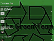 Tablet Screenshot of greenteamsblog420.blogspot.com