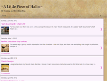 Tablet Screenshot of hallie84.blogspot.com