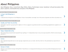 Tablet Screenshot of aboutphilippines.blogspot.com