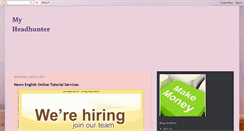 Desktop Screenshot of headhunters-nook.blogspot.com