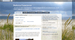 Desktop Screenshot of mallorcaexperience.blogspot.com