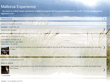 Tablet Screenshot of mallorcaexperience.blogspot.com