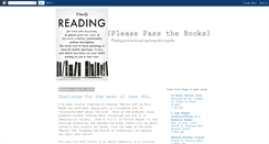 Desktop Screenshot of pleasepassthebooks.blogspot.com