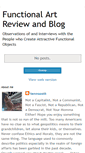 Mobile Screenshot of functionalartreview.blogspot.com