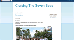 Desktop Screenshot of cruising-seven-seas.blogspot.com