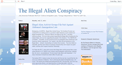 Desktop Screenshot of illegalalienconspiracy.blogspot.com